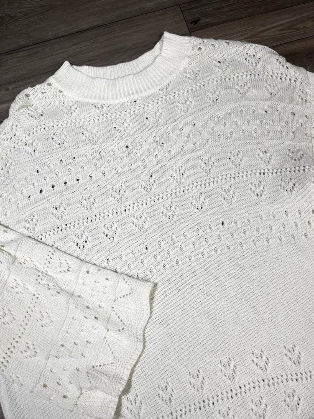White Knit Dress - Picture 3 of 3
